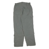 CELCIUS Mens Polyester Blend Grey Regular Cargo Trousers W30 L30 Outdoor Zip