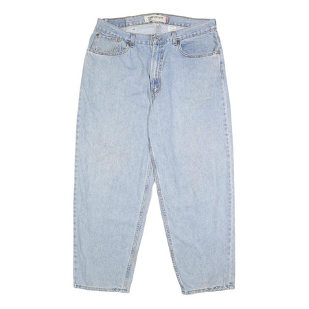 LEVI'S 560 Mens Jeans Blue Relaxed Loose Denim Medium W34 L30 Classic Cotton Zip