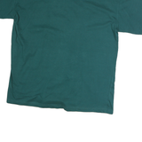 COSTA DAOURES Mens Green XL Cotton Graphic T-Shirt Crew Neck Short Sleeve