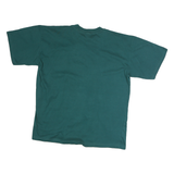 COSTA DAOURES Mens Green XL Cotton Graphic T-Shirt Crew Neck Short Sleeve