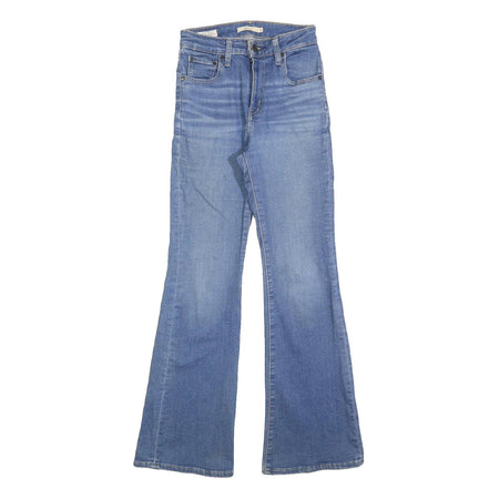 LEVI'S 726 BIG E Womens Slim Flared Denim Medium Wash W26 L30 Vintage Cotton