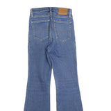 LEVI'S 726 BIG E Womens Slim Flared Denim Medium Wash W26 L30 Vintage Cotton