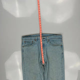 505 Levis Jeans - 34W 31L Light Wash Cotton