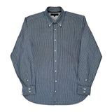 Tommy Hilfiger Striped Shirt - Large Blue Cotton