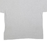 Mens Grey Edison Football Graphic T-Shirt L Short Sleeve Crew Neck Casual Cotton