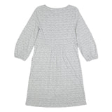 BODEN Womens Grey Cotton Day Dress Polka Dot Long Sleeve UK 10 Casual