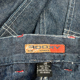 Rooky Carpenter Trousers - 36W 28L Blue Cotton