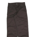 CARHARTT Mens Cotton Blend Brown Regular Fit Straight Trousers W29 L32 Workwear
