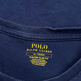 Polo By Ralph Lauren Slim Fit T-Shirt - Medium Blue Cotton