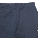 DICKIES Mens Shorts Navy Blue Casual Regular Fit 2XL W42 Workwear Polyester