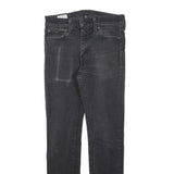 LEVI'S 510 BIG E Mens Black Slim Skinny Denim Cotton Blend Medium W30 L29 Zip