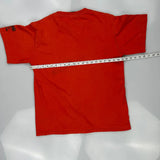 Harley Davidson Graphic T-Shirt - Large Red Cotton