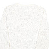 NBA Womens White Sweatshirt Chicago Bulls Crew Neck M Cotton Blend Pullover