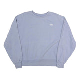 THE NORTH FACE Womens Blue Crew Neck XS Cotton Sweatshirt Casual Outdoor