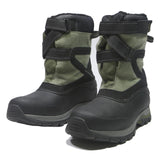 LANDS END Mens Warm Insulated Waterproof Winter Ankle Boots Green Black