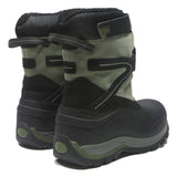 LANDS END Mens Warm Insulated Waterproof Winter Ankle Boots Green Black