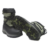 LANDS END Mens Warm Insulated Waterproof Winter Ankle Boots Green Black