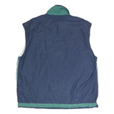 BUDMIL Mens Green & Navy XL Polyester Blend Jacket Zip Plaid Retro Style