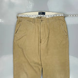 Polo By Ralph Lauren Cord Trousers - 36″ Waist Beige Cotton