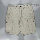 Levis Cargo Shorts - 34W 10L Beige Cotton