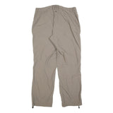 SCHOFFEL Womens Relaxed Beige Polyester Blend Zip Trousers W36 L30 Outdoor