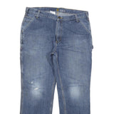 CARHARTT Mens Relaxed Fit Blue Denim Jeans W38 L32 Workwear Casual Durable