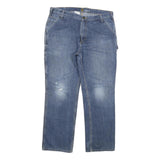 CARHARTT Mens Relaxed Fit Blue Denim Jeans W38 L32 Workwear Casual Durable