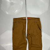Dickies Carpenter Pants - 36W 30L Brown Cotton Blend