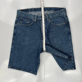 Wrangler Denim Shorts - 34W 9L Blue Cotton