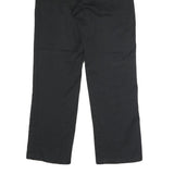 DICKIES Mens Black Polyester Blend Classic Straight Trousers W32 L32 Workwear