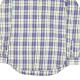 NAUTICA Mens Blue & Cream Check Shirt M Classic Cotton Blend Casual
