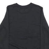 CALVIN KLEIN JEANS Mens Black Crew Neck XS Logo Sweatshirt Cotton Blend