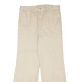 MCGREGOR Mens Cotton Blend Beige Regular Fit Straight Leg Trousers W32 L30