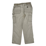 Carhartt Carpenter Pants - 32W 30L Beige Cotton