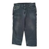 Carhartt Carpenter Trousers - 38W 30L Black Cotton
