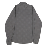 WRANGLER Mens Grey & Light Grey Shirt L Cotton Blend Long Sleeve Casual
