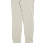 DICKIES Womens Cotton Blend Beige Slim Straight Trousers W30 L28 Stylish Comfort