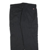 RED KAP Mens Cotton Blend Black Regular Fit Straight Leg Trousers W36 L34