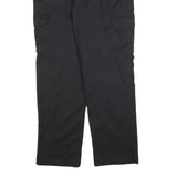 RED KAP Mens Cotton Blend Black Regular Fit Straight Leg Trousers W36 L34
