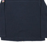 THE NORTH FACE Mens Navy Blue Casual Jacket 2XL Polyester Blend Zip Outerwear