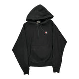 Reverse Weave Champion Hoodie - Small Black Cotton