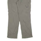 SALEWA Womens Regular Beige Polyester Blend Zip Trousers Cargo W32 L32 Outdoor
