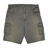 Dickies Cargo Shorts - 38W 11L Grey Cotton