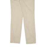 RALPH LAUREN Womens Cotton Beige Regular Fit Straight Trousers W32 L34 Classic