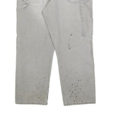 DICKIES Mens Regular Fit Grey Cotton Blend Workwear Trousers W36 L30 Functional