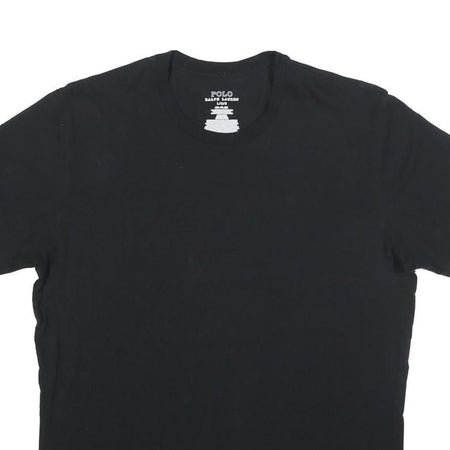 POLO RALPH LAUREN Mens Black Classic T-Shirt L Short Sleeve Crew Neck