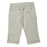 Burberry London Denim Shorts - Small White Cotton