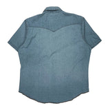 Wrangler Denim Shirt - XL Light Wash Denim