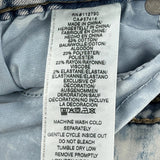 True Religion Skinny Jeans - 32W UK 10 Acid Wash Cotton