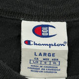100 Years Champion Spellout T-Shirt - Large Black Cotton